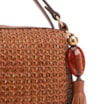 Bolsa Transversal Pequena Alt/Couro Marrom Claro Tramado - imagem 6