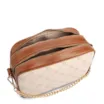 Bolsa Transversal Pequena Alt/Couro Off White Monograma Corrente - imagem 3