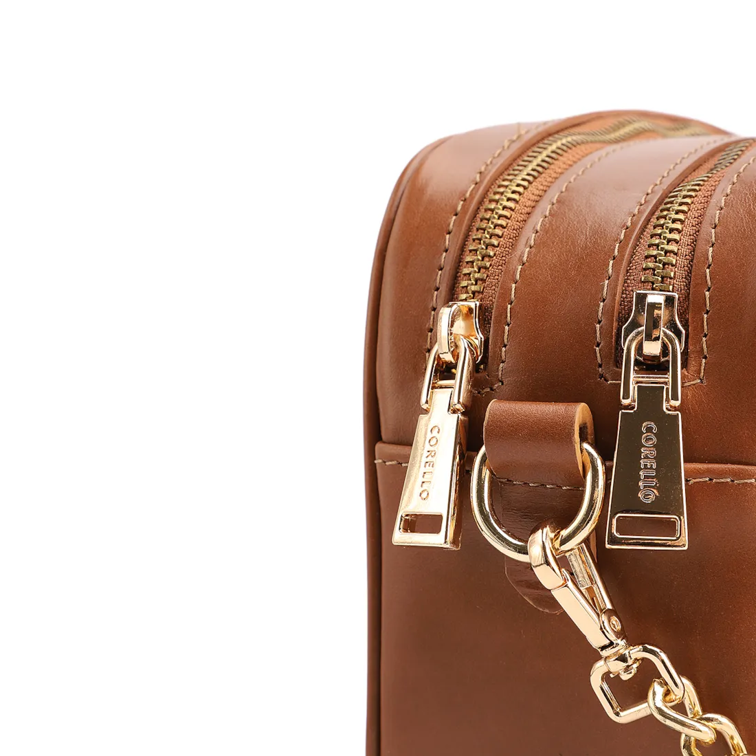 Bolsa Transversal Pequena Alt/Couro Off White Monograma Corrente - foto 5