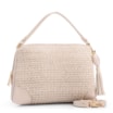Bolsa Transversal Pequena Alt/Couro Off White Tramado - imagem 2