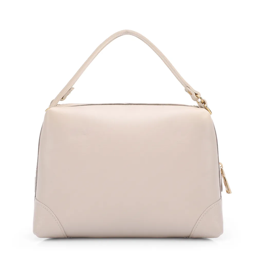 Bolsa Transversal Pequena Alt/Couro Off White Tramado - imagem 3