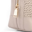 Bolsa Transversal Pequena Alt/Couro Off White Tramado - imagem 5