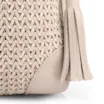 Bolsa Transversal Pequena Alt/Couro Off White Tramado - imagem 7