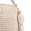 Bolsa Transversal Pequena Alt/Couro Off White Tramado - imagem 6