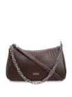 Bolsa Transversal Pequena Alt Lezart Marrom Corrente Frontal - imagem 1