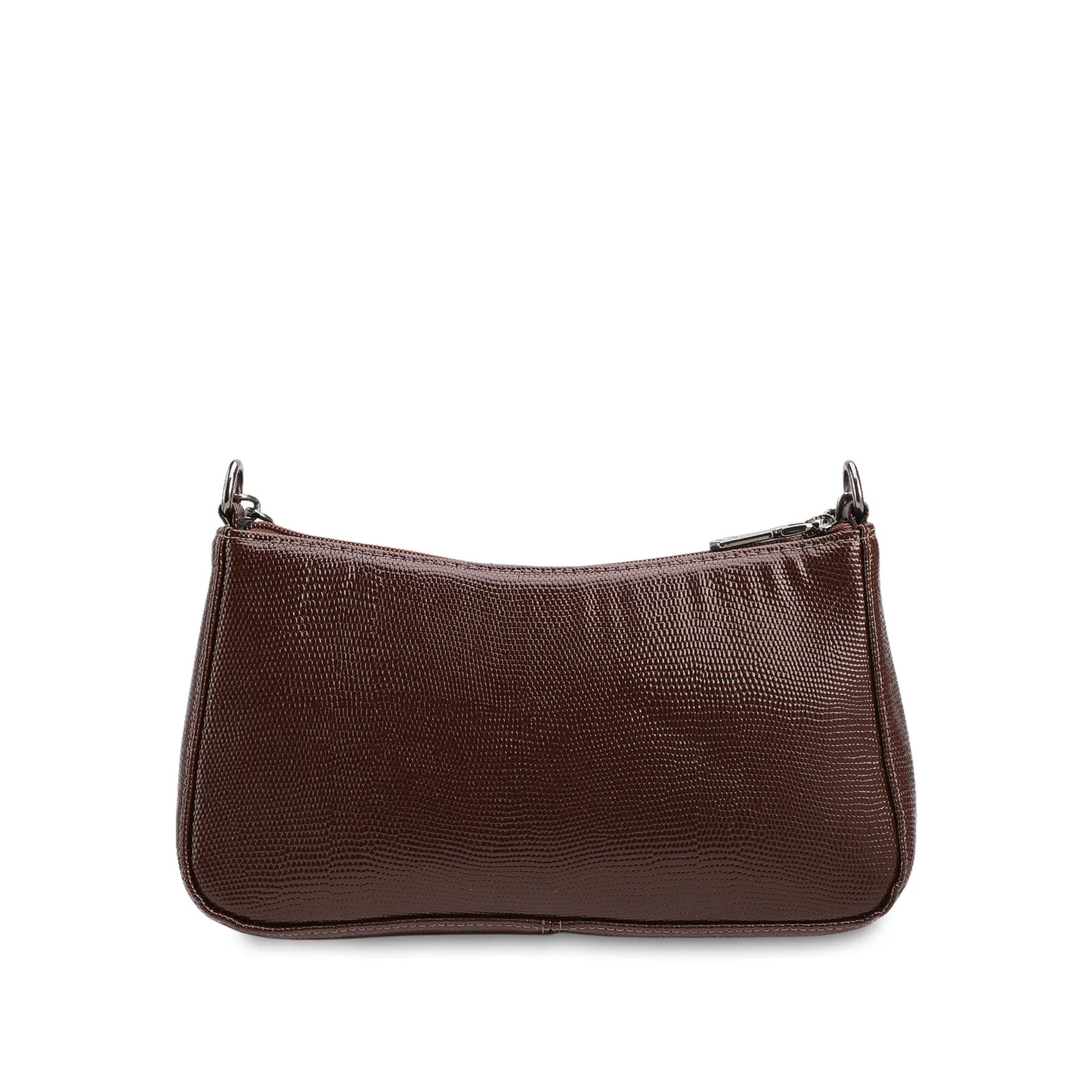 Bolsa Transversal Pequena Alt Lezart Marrom Corrente Frontal