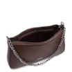 Bolsa Transversal Pequena Alt Lezart Marrom Corrente Frontal - imagem 4