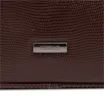 Bolsa Transversal Pequena Alt Lezart Marrom Corrente Frontal - imagem 6