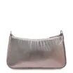 Bolsa Transversal Pequena Alt Lezart Prata Corrente Frontal - imagem 3