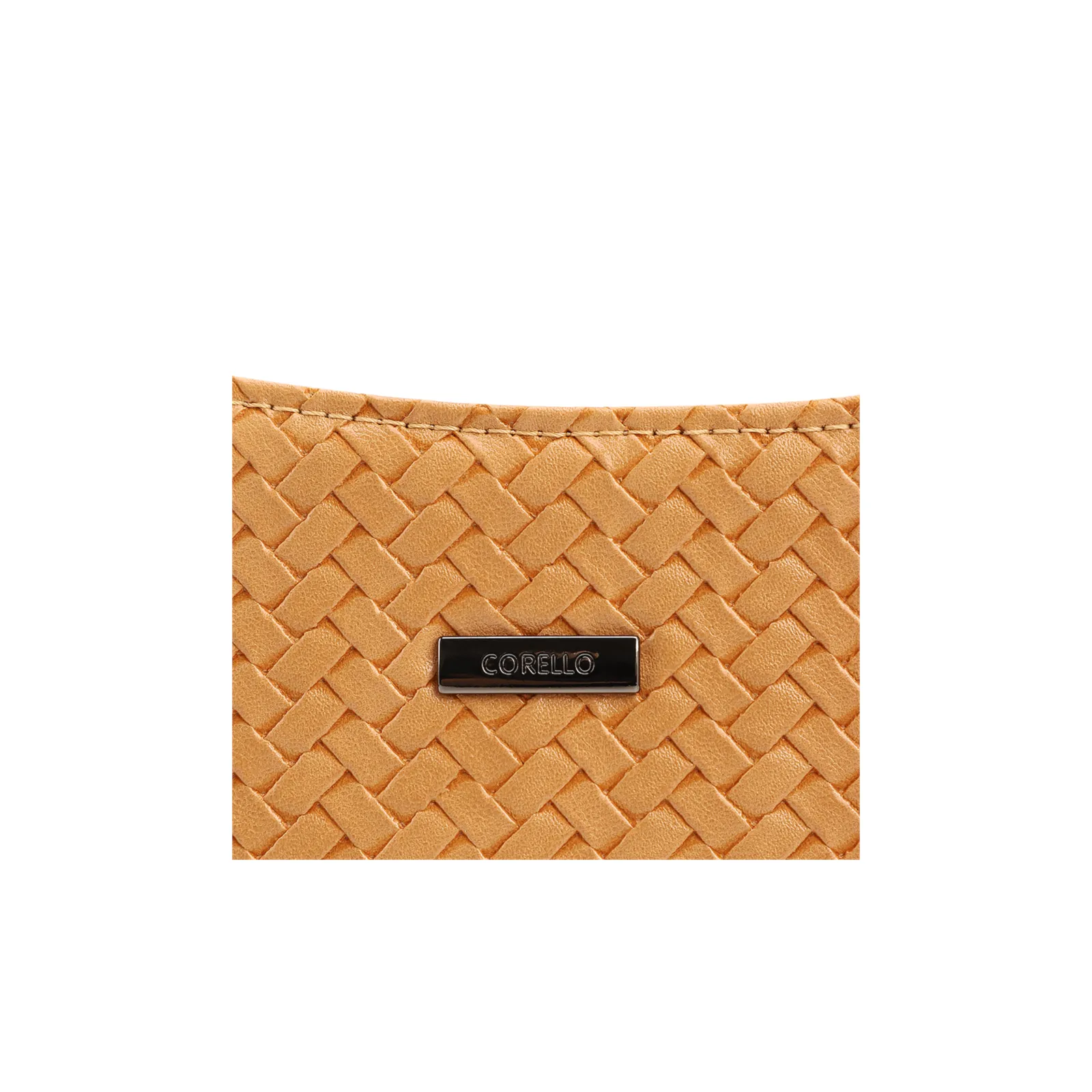 Bolsa Transversal Pequena Alt Marrom Claro Textura Tramada