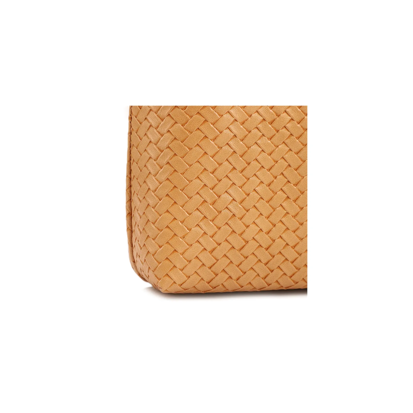 Bolsa Transversal Pequena Alt Marrom Claro Textura Tramada