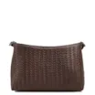 Bolsa Transversal Pequena Alt Marrom Escuro Textura Tramada - imagem 3