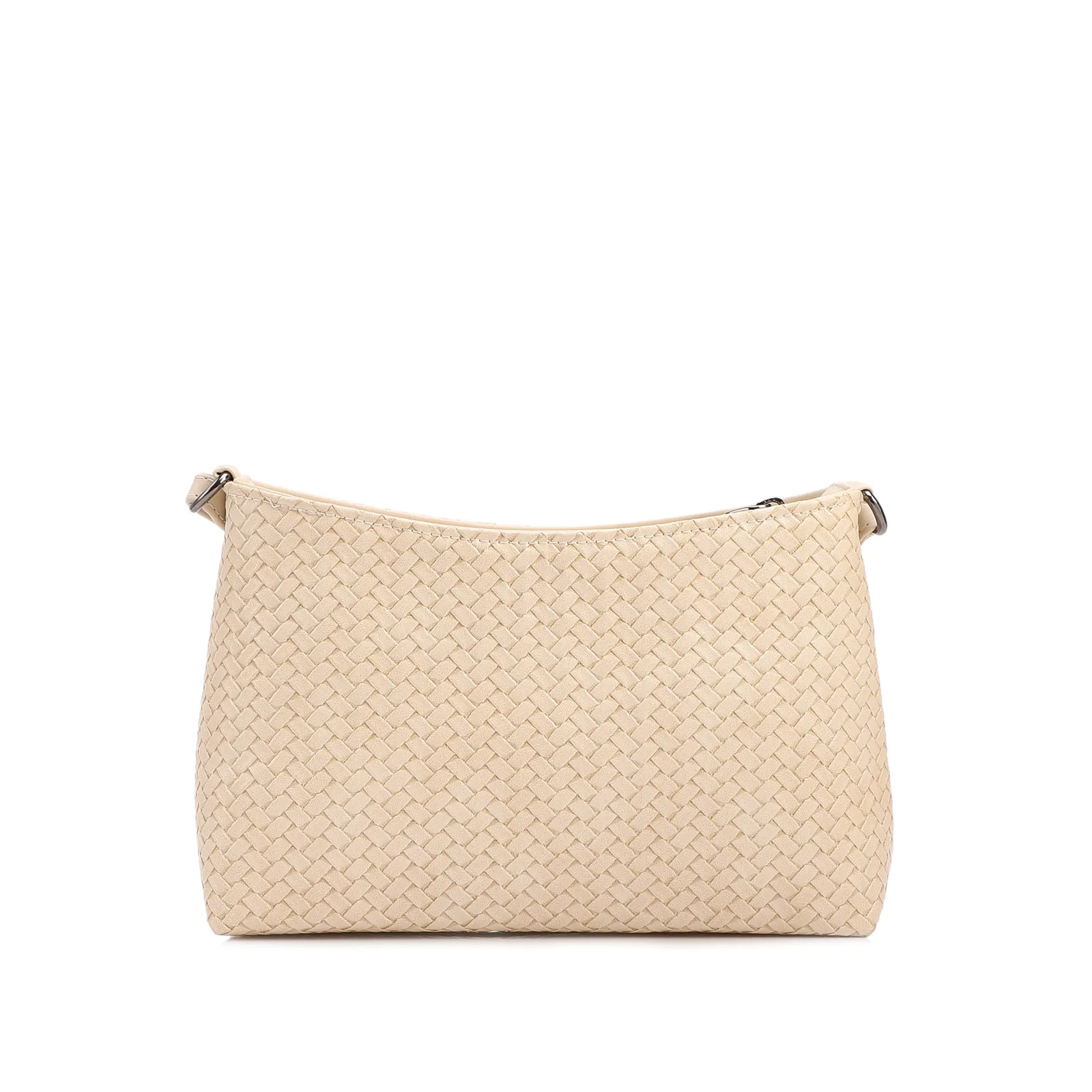 Bolsa Transversal Pequena Alt Off White Textura Tramada
