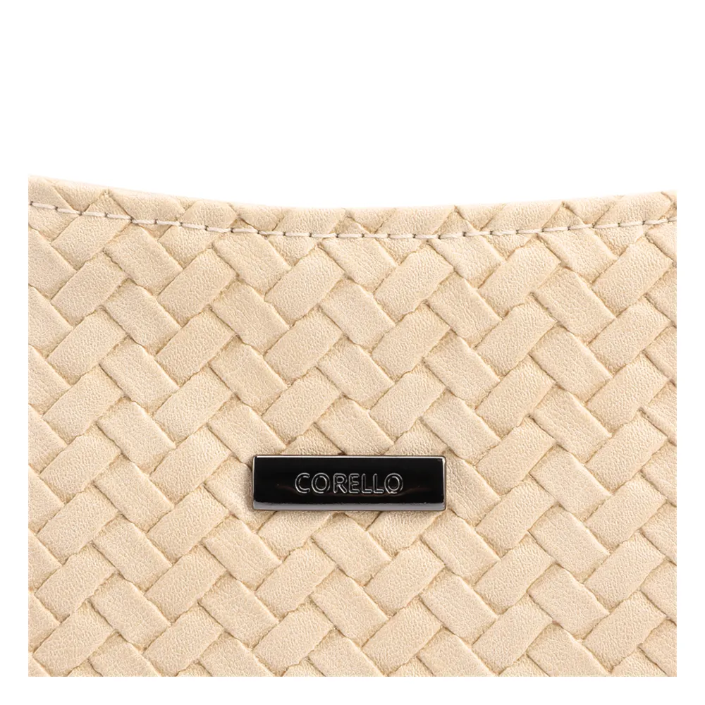 Bolsa Transversal Pequena Alt Off White Textura Tramada - imagem 6