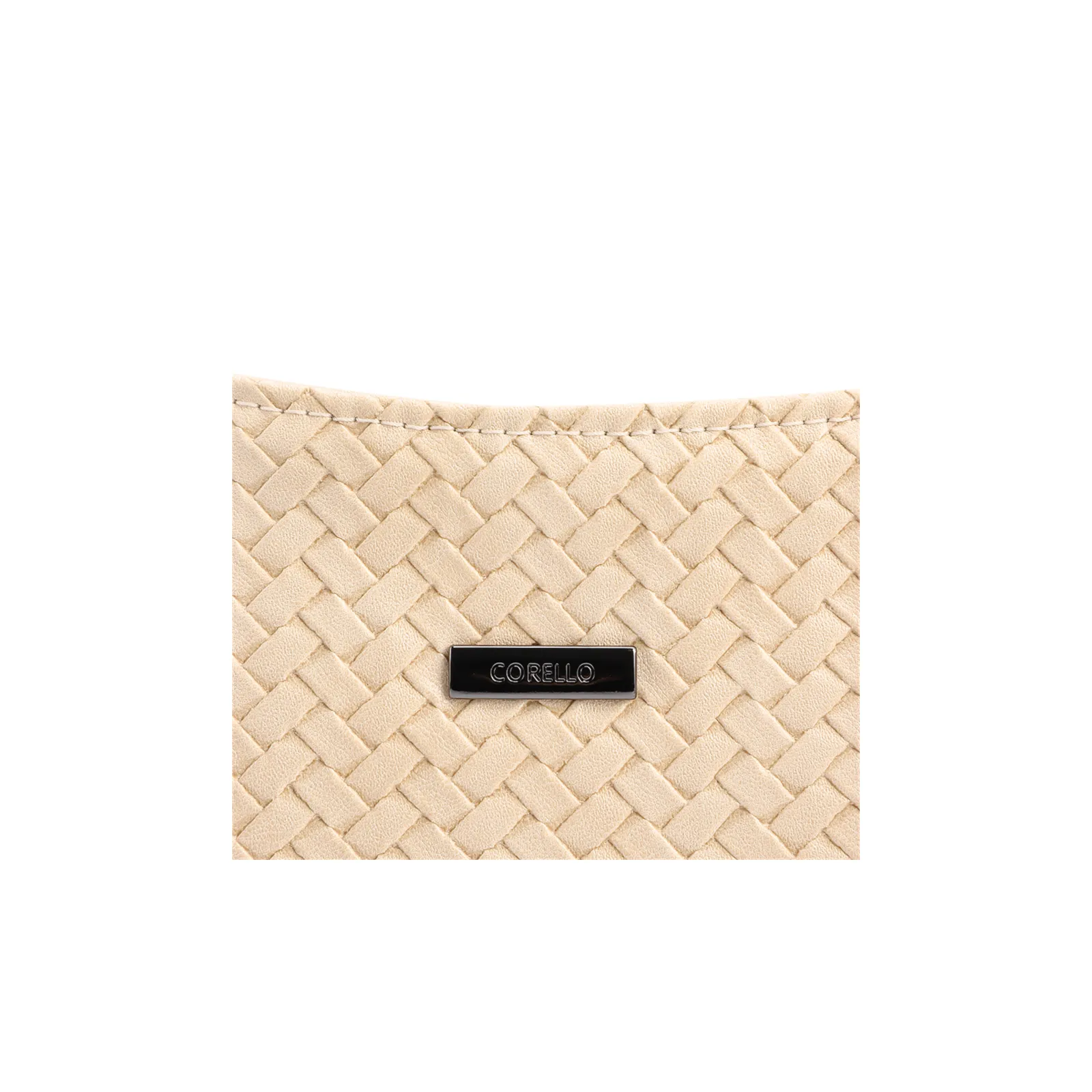 Bolsa Transversal Pequena Alt Off White Textura Tramada