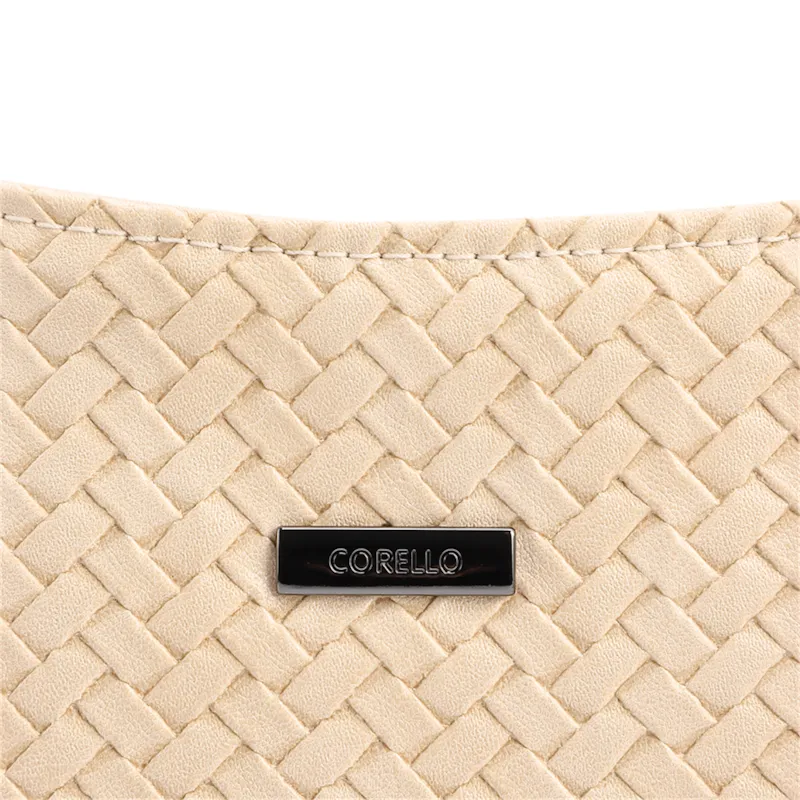 Bolsa Transversal Pequena Alt Off White Textura Tramada - foto 6