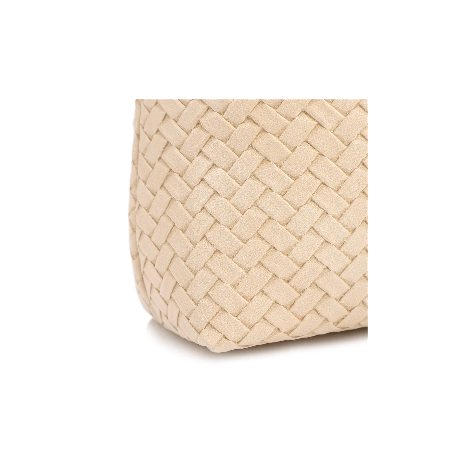 Bolsa Transversal Pequena Alt Off White Textura Tramada