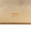  Bolsa Transversal Pequena Alt Textura Python Dourada Corrente - imagem 4