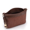 Bolsa Transversal Pequena Couro/Alt Marrom Tramado - imagem 4