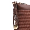 Bolsa Transversal Pequena Couro/Alt Marrom Tramado - imagem 6