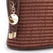 Bolsa Transversal Pequena Couro/Alt Marrom Tramado - imagem 7