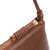 Bolsa Transversal Pequena Couro Antique Marrom Bolso Frontal - imagem 5