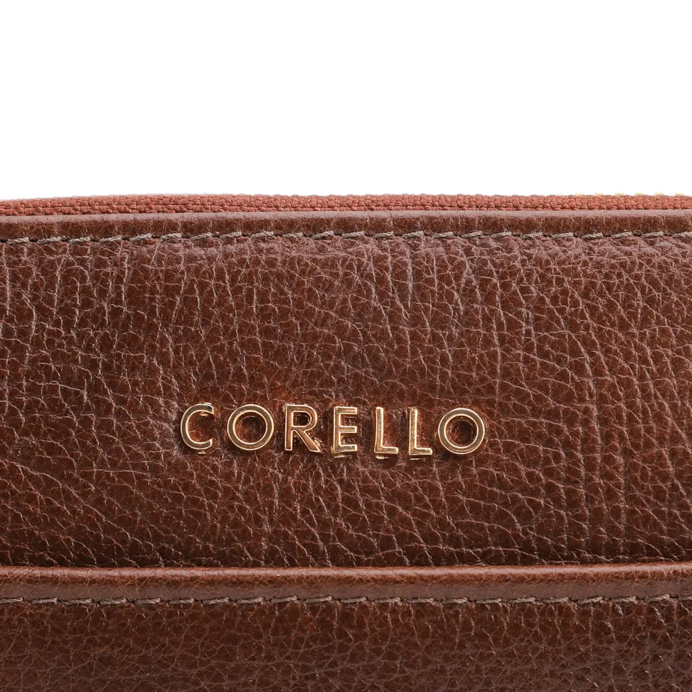Bolsa Transversal Pequena Couro Antique Marrom Bolso Frontal - imagem 6