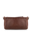 Bolsa Transversal Pequena Couro Antique Marrom Bolso Frontal Botão - imagem 3
