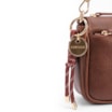 Bolsa Transversal Pequena Couro Antique Marrom Bolso Zíper - imagem 7