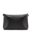 Bolsa Transversal Pequena Couro Antique Preto Pingente Cadeado - imagem 3
