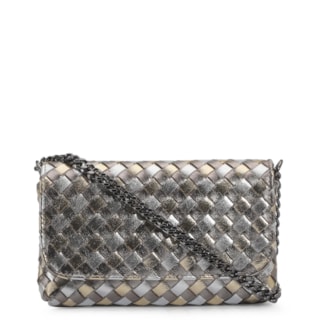 pequena Couro Metalizada Tressê