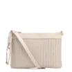 Bolsa Transversal Pequena Couro Off White Estampa Tressê - imagem 1