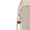 Bolsa Transversal Pequena Couro Off White Estampa Tressê - imagem 6