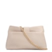 Bolsa Transversal Pequena Couro Off White Laço Corrente Dourada - imagem 1