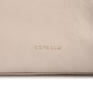 Bolsa Transversal Pequena Couro Off White Laço Corrente Dourada - imagem 7