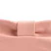 Bolsa Transversal Pequena Couro Rosa Laço Corrente Dourada - imagem 6