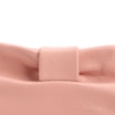 Bolsa Transversal Pequena Couro Rosa Laço Corrente Dourada - imagem 6