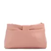 Bolsa Transversal Pequena Couro Rosa Laço Corrente Dourada - imagem 3