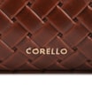 Bolsa Transversal Pequena Couro Textura Tressê Marrom - imagem 5