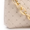 Bolsa Transversal Pequena Couro Textura Tressê Off White - imagem 6