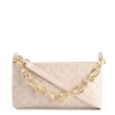 Bolsa Transversal Pequena Couro Textura Tressê Off White - imagem 1