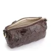 Bolsa Transversal Pequena Pirarucu Marrom Escuro Corrente - imagem 4