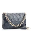 Bolsa Transversal Pirarucu Azul Escuro - imagem 2