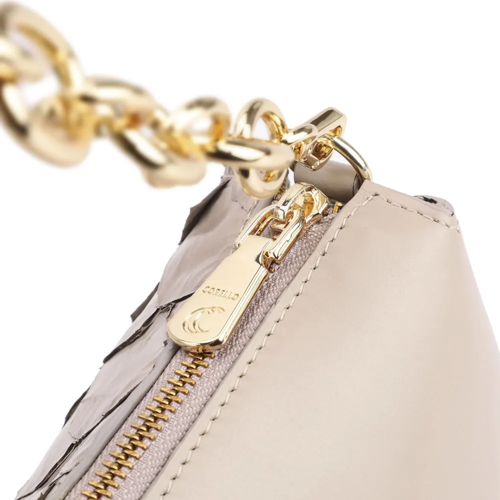 Bolsa Transversal Pirarucu Bege - imagem 5