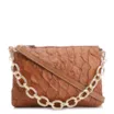 Bolsa Transversal Pirarucu Marrom Claro - imagem 1
