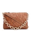 Bolsa Transversal Pirarucu Marrom Claro - imagem 1