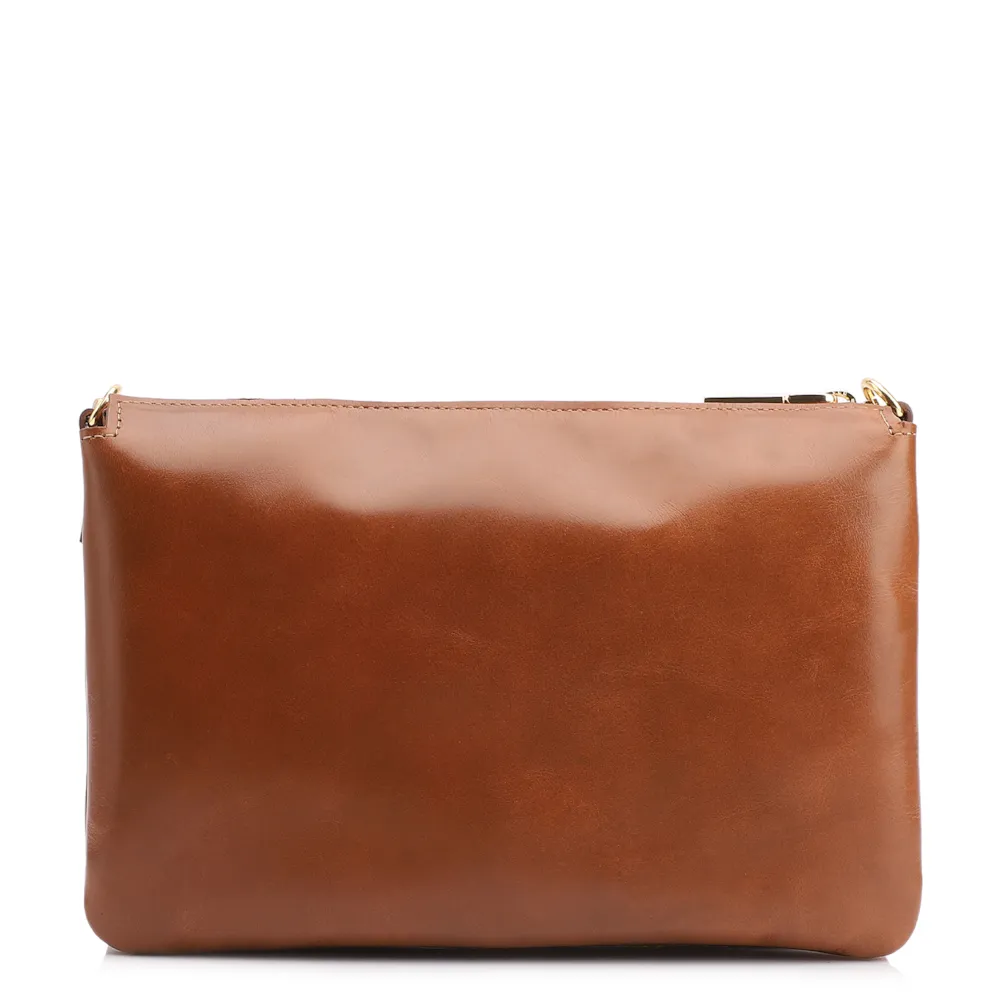Bolsa Transversal Pirarucu Marrom Claro - imagem 3