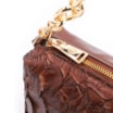 Bolsa Transversal Pirarucu Marrom Escuro - imagem 5