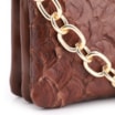 Bolsa Transversal Pirarucu Marrom Escuro - imagem 6