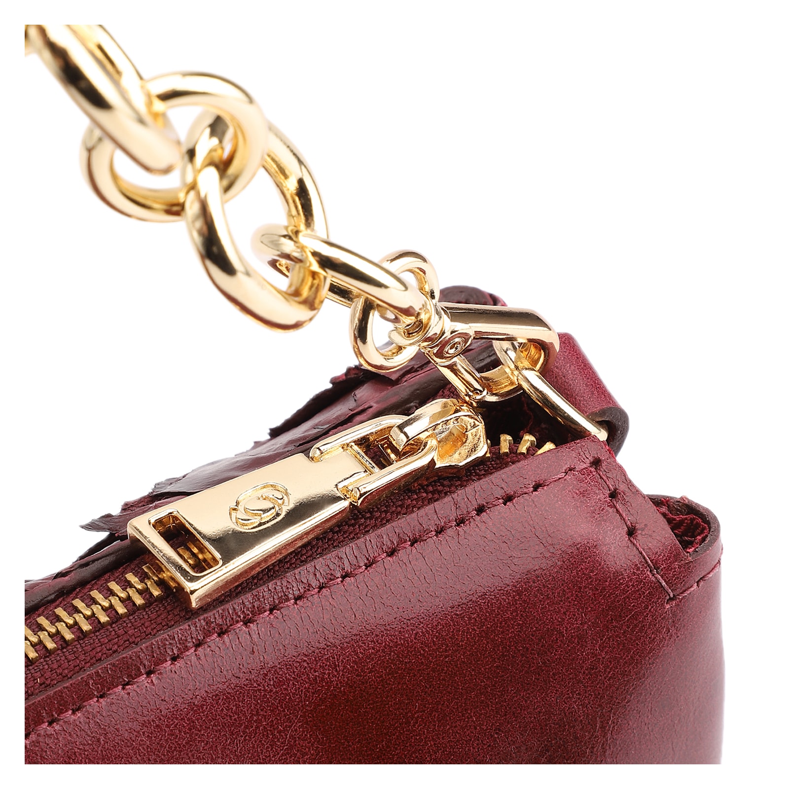 Bolsa Transversal Pirarucu Pirarucu Vinho